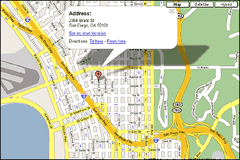 Map to Banker's Hill Location